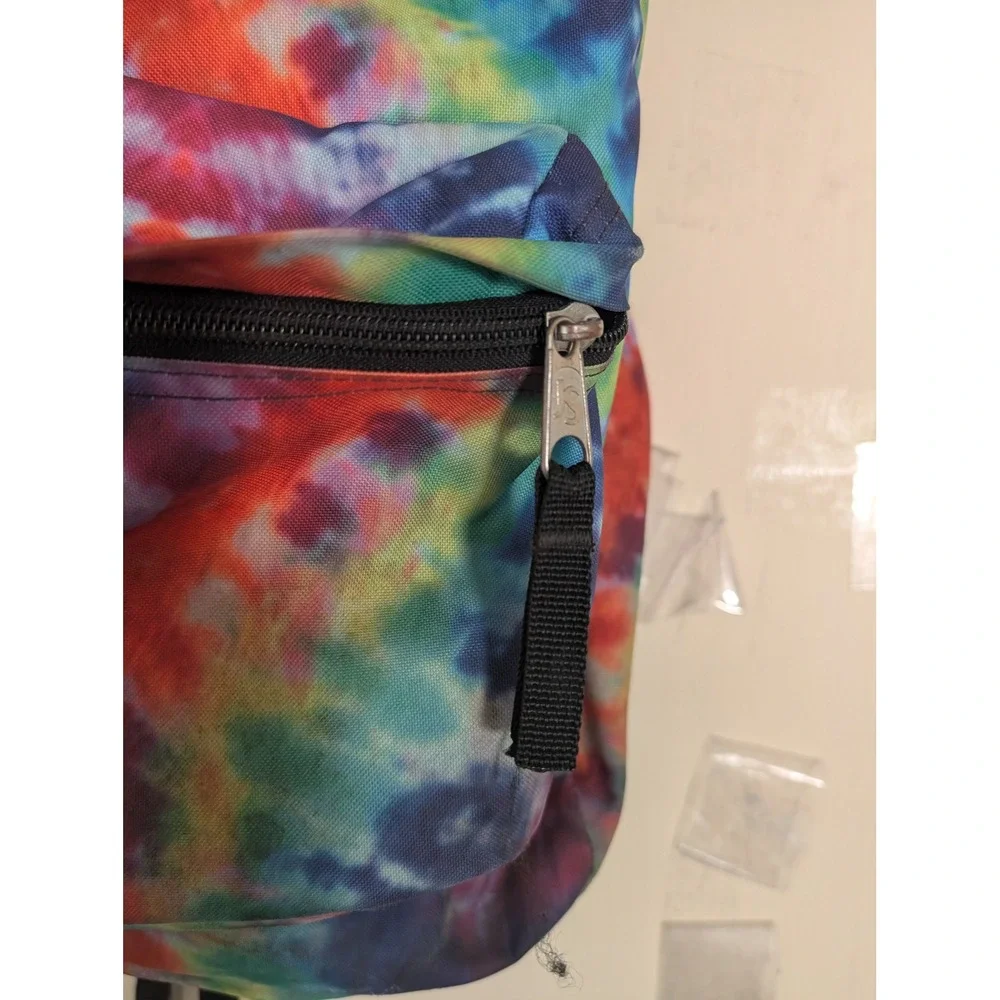 JanSport SuperBreak Backpack Tie Dye Multi Color School Back Pack JS00T501